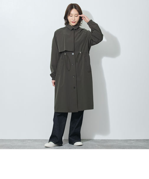 【WALDO】衿端スピンドル入り一重コート