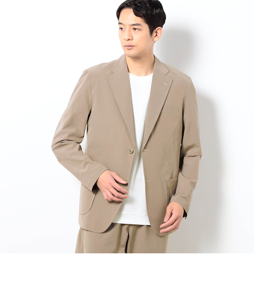 ナイロンリップストレッチテーラードジャケット