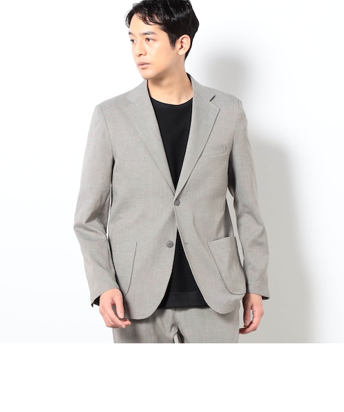 リネンライクポリエステルテーラードジャケット｜ニコルの通販｜&mall
