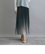 グラデーションプリーツスカート