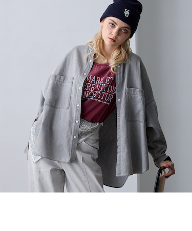 【ZELDA】デニムオーバーシャツ