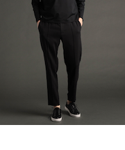 ストレッチスラブシャンブレー トラックパンツ