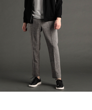 ストレッチスラブシャンブレー トラックパンツ