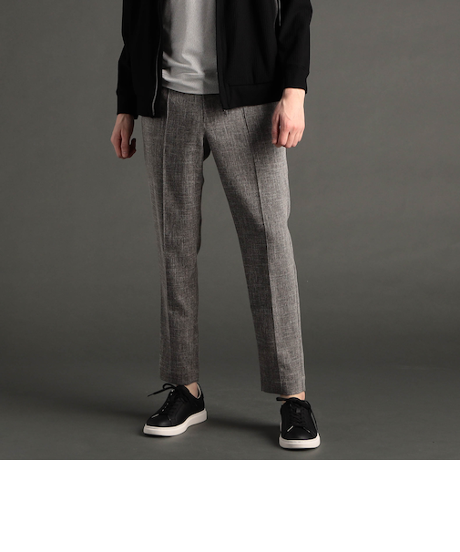 ストレッチスラブシャンブレー トラックパンツ