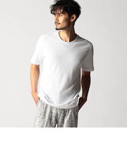 バスケットリンクスジャカードクルーネックプルオーバー