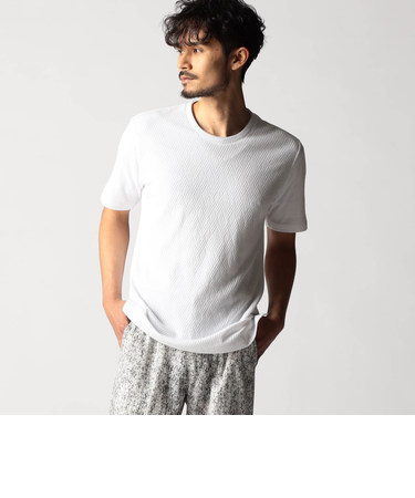 バスケットリンクスジャカードクルーネックプルオーバー