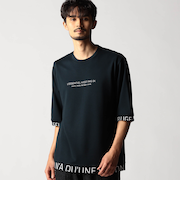 スポンジダンボールニット 5分袖プルオーバー