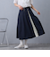 スリットプリーツフレアスカート