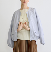 ZIPバルーンブルゾン