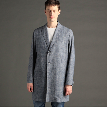 メランジドッツ チェスターコート