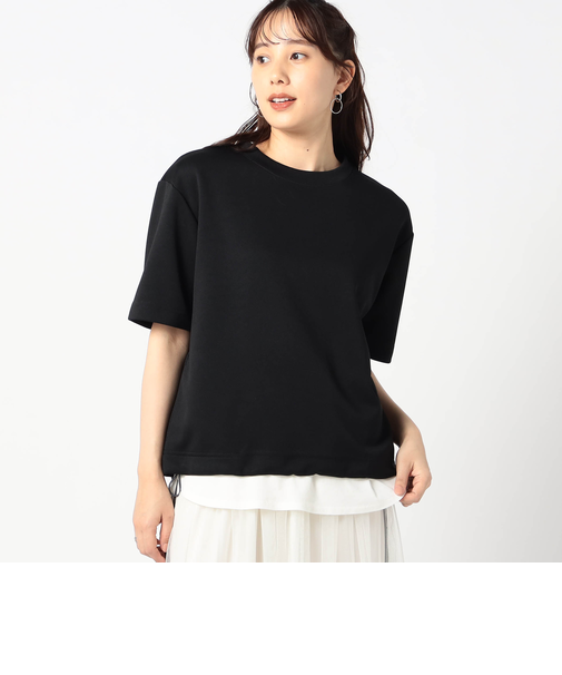 テック素材 半袖カットソー