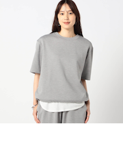 テック素材 半袖カットソー