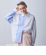 【ZELDA】BEVERLY HILLS POLO CLUBバイカラーシャツ