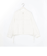 メッシュ ノｰカラーブルゾン