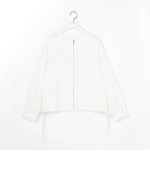 メッシュ ノｰカラーブルゾン