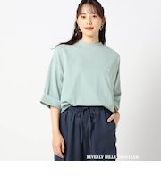 【BEVERLY HILLS POLO CLUB 別注】袖ロールアップワイドカットソー