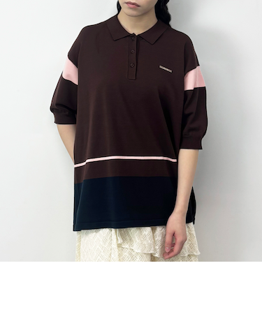 【ZELDA】ラガーポロシャツニット