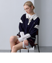 【ZELDA】ラガーポロシャツニット