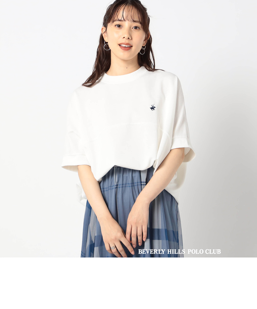 【BEVERLY HILLS POLO CLUB別注 】切り替えワイドプルオーバー