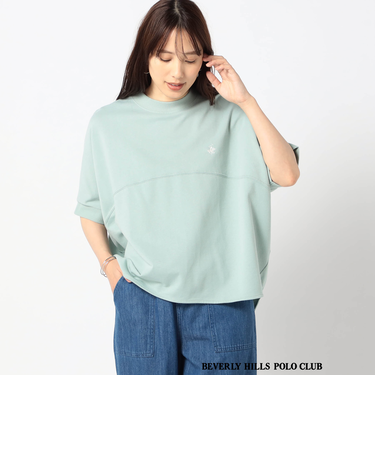 【BEVERLY HILLS POLO CLUB別注 】切り替えワイドプルオーバー