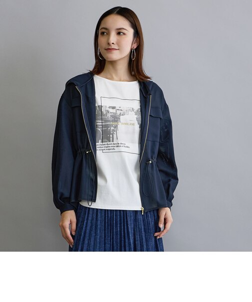 メッシュジップブルゾン