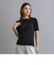 ワイドリブニットTシャツ