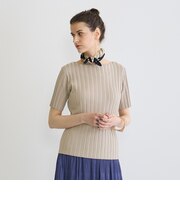 ワイドリブニットTシャツ