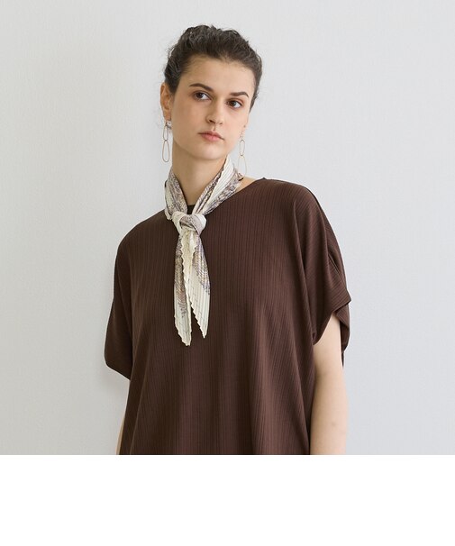 柄プリーツスカーフ