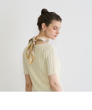 柄プリーツスカーフ