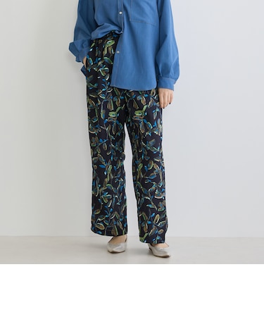 フラワープリントパンツ