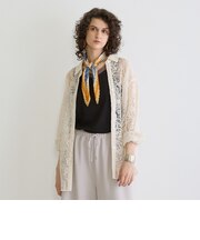 ペイズリーレースシャツ