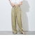【WALDO】ウエストゴム脇配色切替えワイドパンツ
