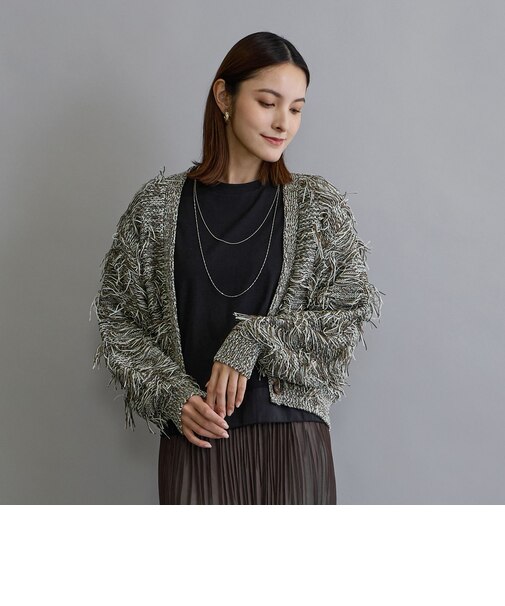 テープヤーンカーディガン