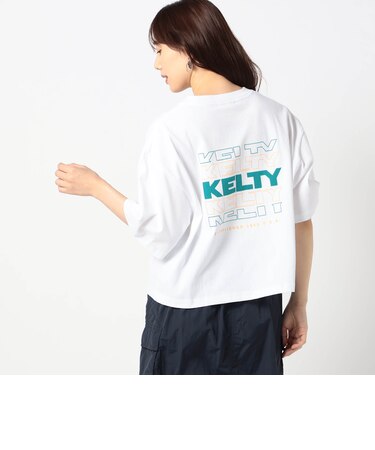 【KELTY別注】バックタイポロゴ　クロップドT