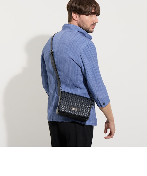 メッシュフラップ2WAYショルダーバッグ