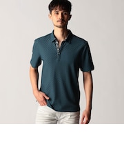 リンクスジャカードスキッパーポロシャツ