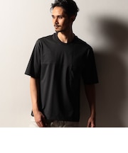 【RIELABO】シルク混ストレッチスムースTシャツ