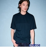 【RIELABO】シルク混ストレッチスムースＴシャツ