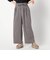 リネンライク　イージーパンツ