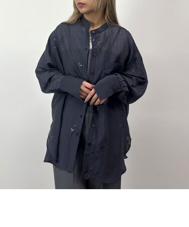 【ZELDA】楊柳刺繍シャツ