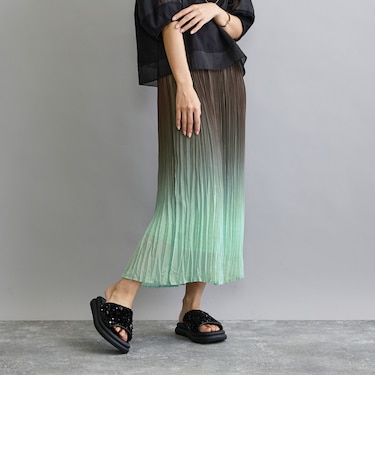 グラデーションシフォンスカート