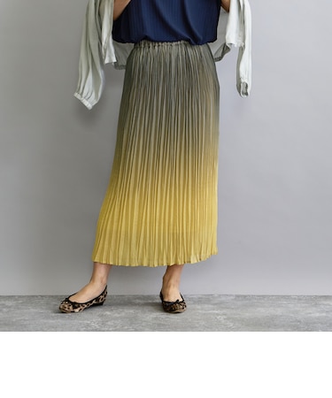 グラデーションシフォンスカート