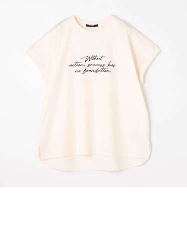 接触冷感・吸水速乾 刺繍ロゴTシャツ