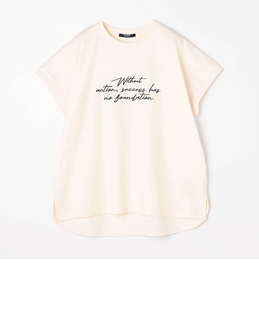 接触冷感・吸水速乾 刺繍ロゴTシャツ