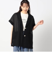 メッシュ半袖ジャケット