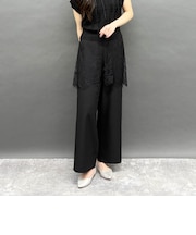 レーススカートドッキングパンツ