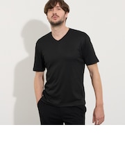 リンクスジャカードアラカルトVネックプルオーバー