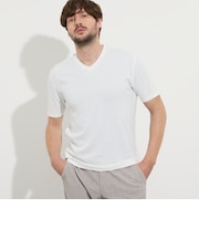 リンクスジャカードアラカルトVネックプルオーバー