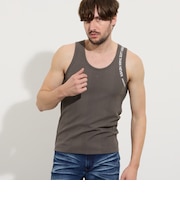 ロゴプリントタンクトップ