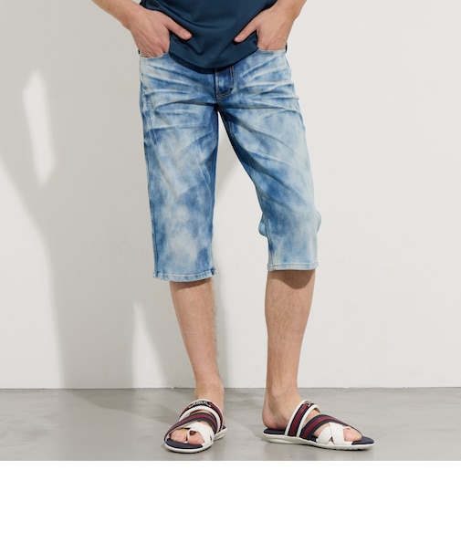 アラカルトデニムクロップドパンツ